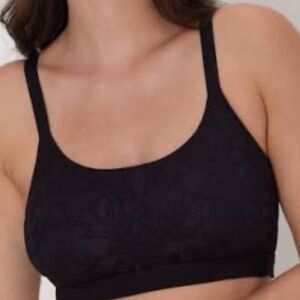 Bali Breathe Lace Overlay Bralette DFCMBR 2X NWT